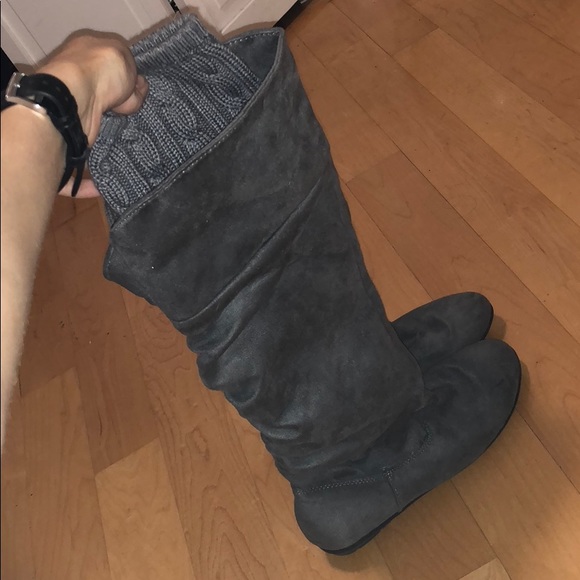 boots with socks attached